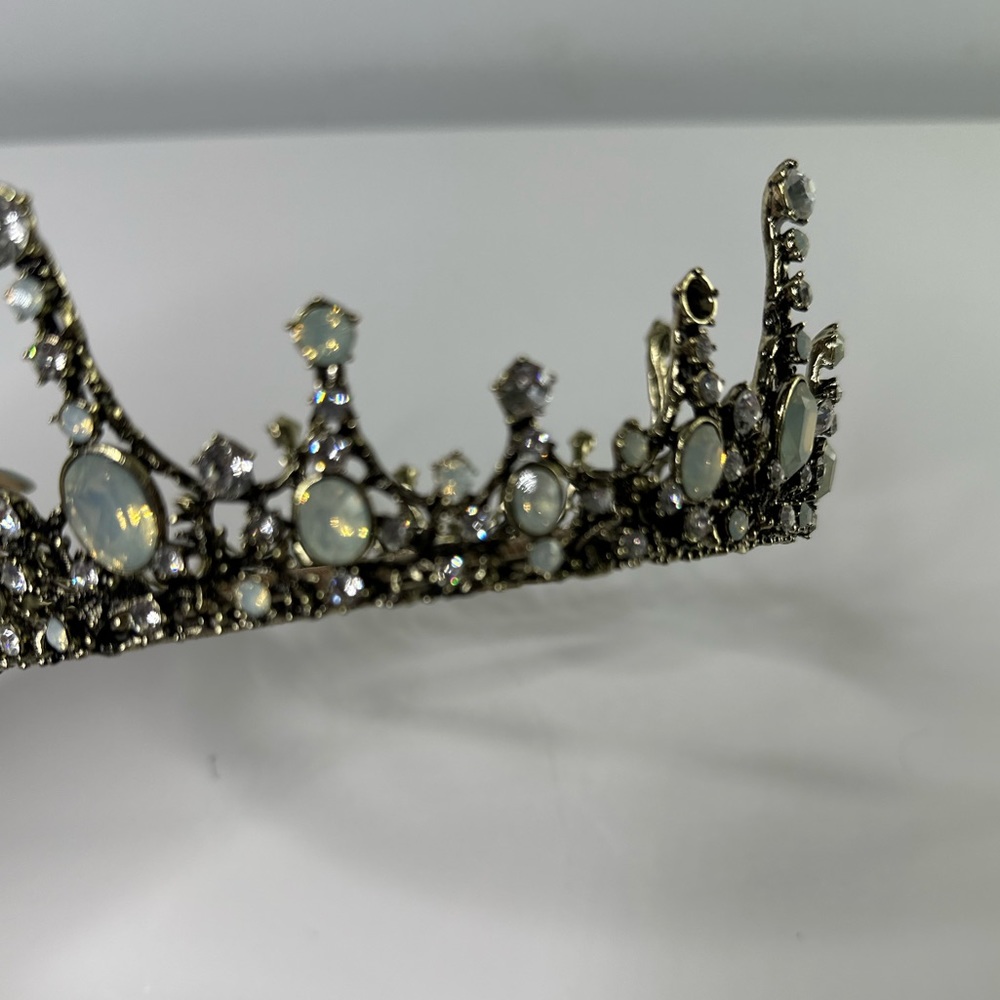 SWEETV Crystal Baroque Queen Crown – Vintage Princess Tiara, Wedding Accessories